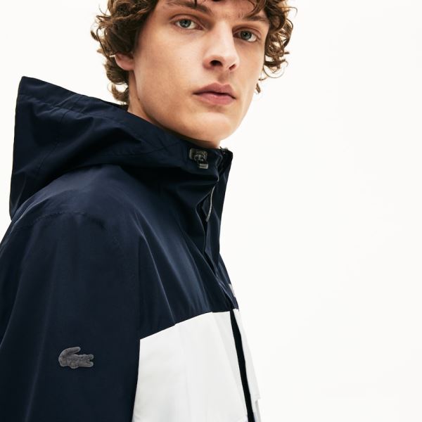 Lacoste Motion Packable Crease-Proof Parka Pánské - Parka Tmavě Šedé / Šedé | CZ-jG66YZ